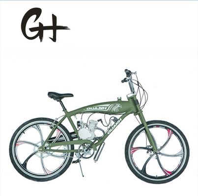26 Inch Gas Powered Motorized Bike Frame with Gas Tank and 80CC Engine Kit