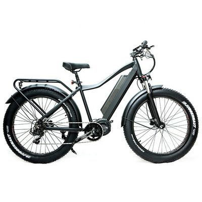 Tire Width 26*4&quot; 7 Speed Fat Snow Tire Electric Mountain Bicycle with Bafang Middle Motor