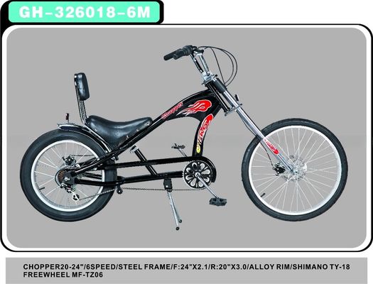 Customizable 24&quot; Low Rider Chopper Bike/Bicycle with Steel Crank in Any Color