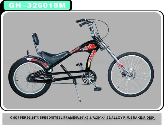 Customizable 24&quot; Low Rider Chopper Bike/Bicycle with Steel Crank in Any Color