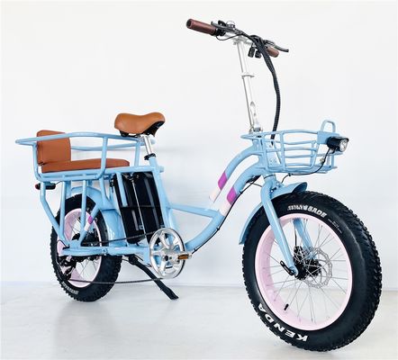 Shimano Gear Alloy Stem Dual Batteries Folding Step Through Ebike for Carrying Kids