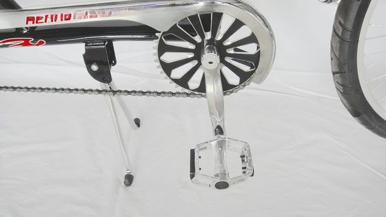 Chopper Bike Black Low Rider Fashion Bike with F Disc Brake R V-Brake Technology