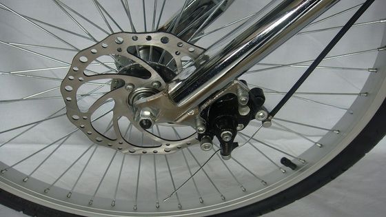 Chopper Bike Black Low Rider Fashion Bike with F Disc Brake R V-Brake Technology