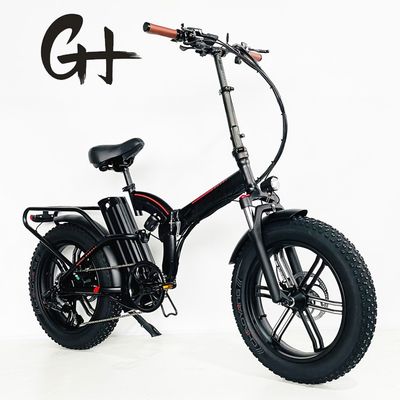 16.7 Ah Battery Capacity 48V500W12AH 20&quot;x4.0 Fat Tire Folding Electric Bike Bicycle