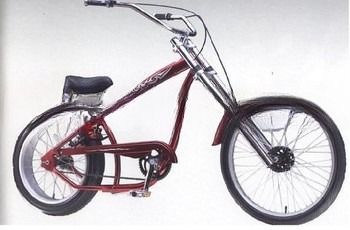 Steel Frame GHAO Chopper Bike Beach Cruiser Bicycle Non-Foldable Model Option