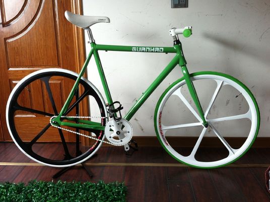 Custom Color Fixed Gear Bike with Aluminum Alloy Frame and Magnesium Alloy Teny Wheel