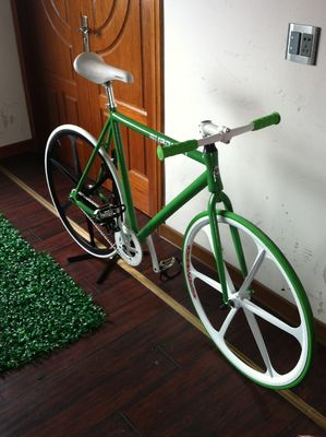 Custom Color Fixed Gear Bike with Aluminum Alloy Frame and Magnesium Alloy Teny Wheel