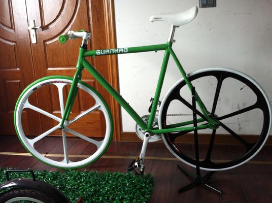 Custom Color Fixed Gear Bike with Aluminum Alloy Frame and Magnesium Alloy Teny Wheel