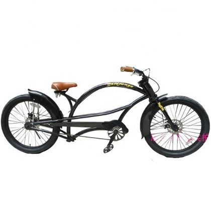 Aluminum Rim 24&quot;x3.0 CE American Long Hi-Ten Steel Frame Chopper Beach Cruiser Bicycle