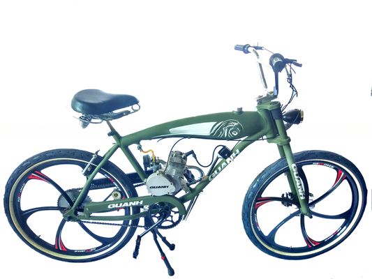 80CC Gas Bike Motorized Bicycle Chopper Fork 40-60km/h Max. Speed 2-Stroke or 4-Stroke