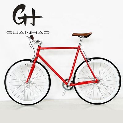 CE Certified 700C 4130 CR-MO Steel Frame Fixed Gear Bicycle with Caliper Brake System