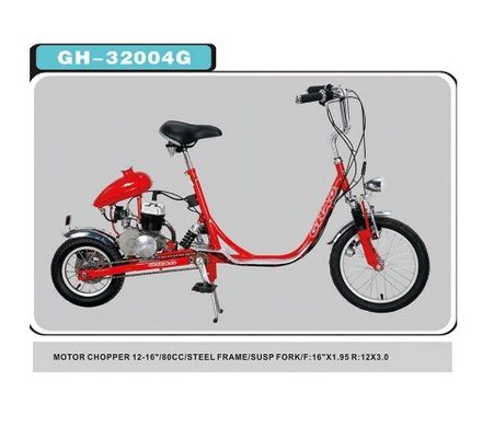 Popular WHOLE RED MOTOR Chopper Bicycle 20-24&quot; with Steel Frame