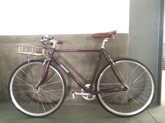 Caliper Brake 700C OEM Color Logo CE Front Rack Classical Sturmey Archer Inner 3S Vintage Men City Bike