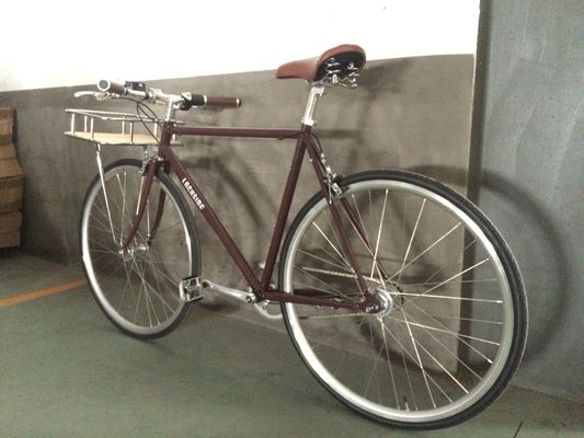 Caliper Brake 700C OEM Color Logo CE Front Rack Classical Sturmey Archer Inner 3S Vintage Men City Bike