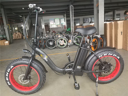 Folding 20 inch electric bike with 48V 500W 750W 1000W motors and step-through design