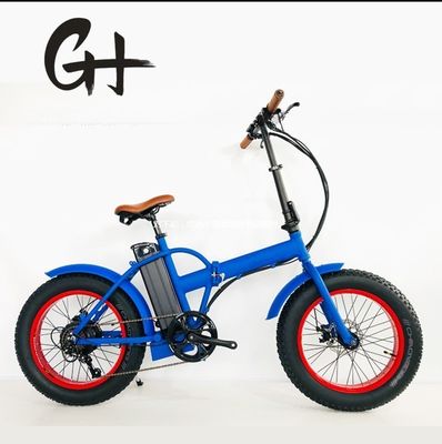 Folding 20 inch electric bike with 48V 500W 750W 1000W motors and step-through design