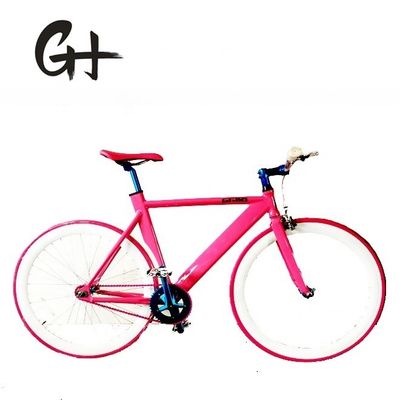 ODM Logo OEM Color 700C Single Speed Track Bike with Lightweight Aluminum Frame and Fork
