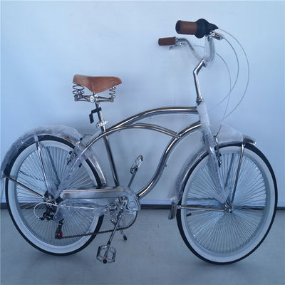 160kg Load Capacity Shimano Grip 26 Lowrider Complete Chrome Bike for Your