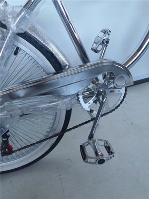 160kg Load Capacity Shimano Grip 26 Lowrider Complete Chrome Bike for Your