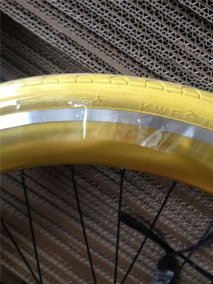 Customized 700C Fixed Gear Bike Wheel Set with Pantone Color and 32-40H Spoke Hole