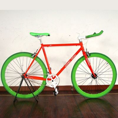 Thickslick Tire 700C 45MM Aluminum Rim Single Speed Fixie Gear Bicycle with Steel Fork