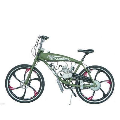 23kg Gross Weight 26&quot; Inner Tank Aluminium Chopper Gas Bike with 2 Stroke Engine
