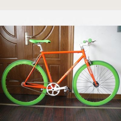 Thickslick Tire 700C 45MM Aluminum Rim Single Speed Fixie Gear Bicycle with Steel Fork