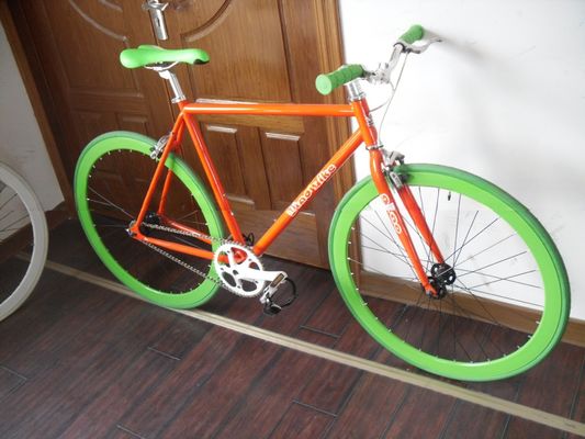 Thickslick Tire 700C 45MM Aluminum Rim Single Speed Fixie Gear Bicycle with Steel Fork