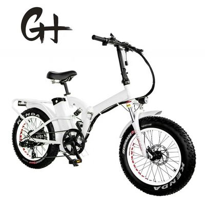 20*4&quot; Tire 1000W 52V 21AH Lithium Battery Full Suspension Folding Electric Bicycle