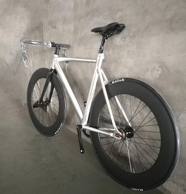 700C CE Light Weight Aluminum 7075 Frame Carbon Fiber Fork Single Speed Fixed Gear Bike