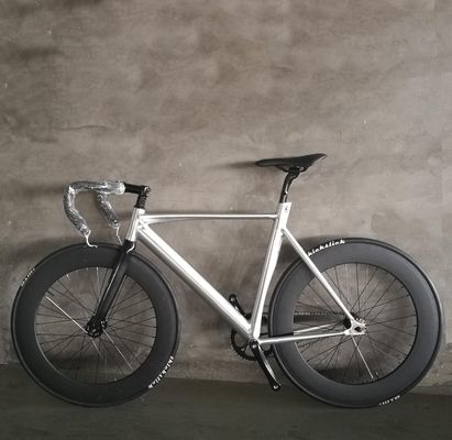 700C CE Light Weight Aluminum 7075 Frame Carbon Fiber Fork Single Speed Fixed Gear Bike