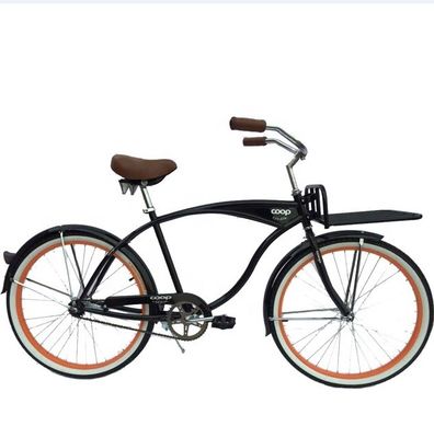 26&quot; Wheel Size Adult Beach Cruiser Bicycle in Green Color with Rear Pedal Brake Hot Item