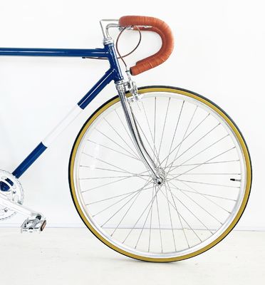 CR-MO STEEL 4130 Lugged Frame Fork for Vintage Inner SRAM 2S Track Fixie Gear Bicycle