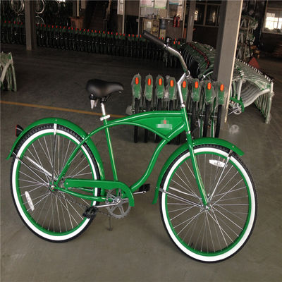 26 Inch Single Speed Adult Beach Cruiser Bike with Metal Tray Convenient Front Tray