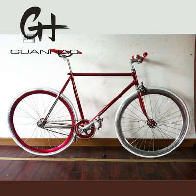 700C Lugged 4310 CR-MO Steel Frame Fork Vintage Single Speed Fixed Gear Road Bar Bike