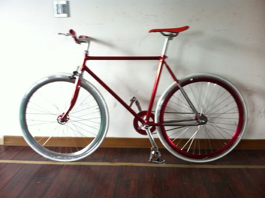 700C Lugged 4310 CR-MO Steel Frame Fork Vintage Single Speed Fixed Gear Road Bar Bike