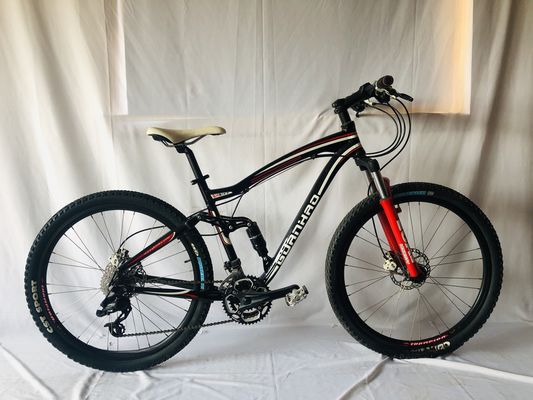 26&quot; OEM Customized USA CE Adult Men 24 Speeds Aluminum Full Suspension Mountain Bicycle