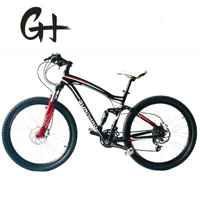 26&quot; OEM Customized USA CE Adult Men 24 Speeds Aluminum Full Suspension Mountain Bicycle