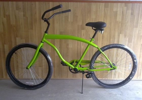 CE USA Hard Frame Non-rear Damper 26&quot; Single Speed Beach Cruiser for Men's Relaxation