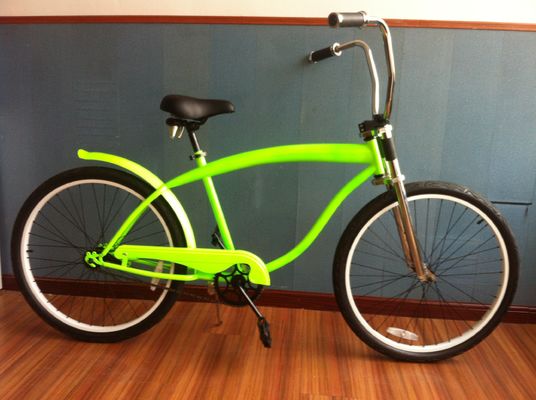 CE USA Hard Frame Non-rear Damper 26&quot; Single Speed Beach Cruiser for Men's Relaxation