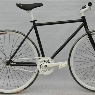 Steel Fork GHBIKE 700c Fixie Bike Fixed Gear Bike with KMC Chain and Beautiful Design