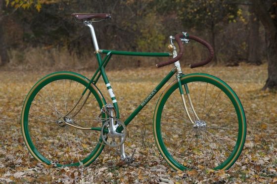 Old Fashion Vintage OEM CE Fixed Gear Bike Single Speed Bike Gross Weight 13kg Durable