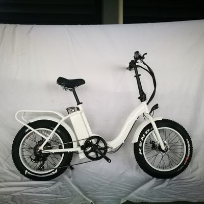 High Speed 48V 1000W Fat Tire 4.0 Snow Tire Electric Folding Bike with Shimano 7 Speeds