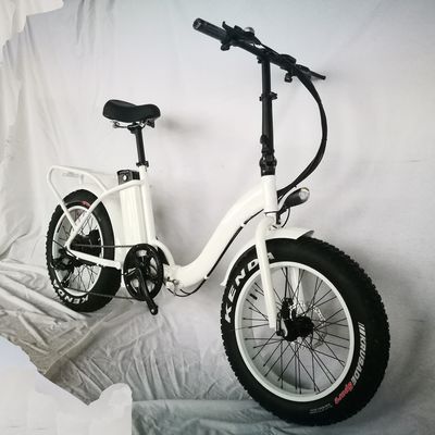 High Speed 48V 1000W Fat Tire 4.0 Snow Tire Electric Folding Bike with Shimano 7 Speeds
