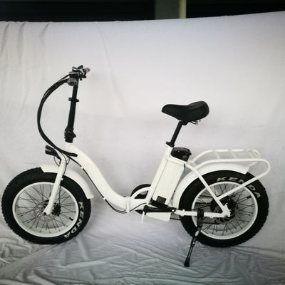High Speed 48V 1000W Fat Tire 4.0 Snow Tire Electric Folding Bike with Shimano 7 Speeds