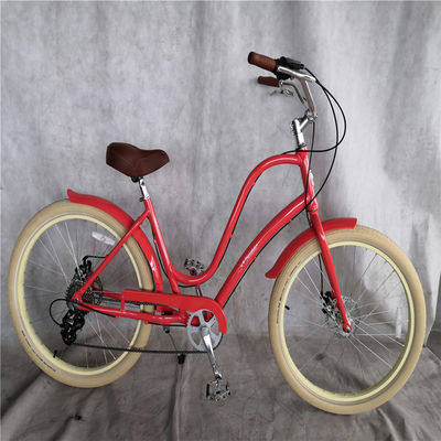 26 Inch Custom Stretch Single Speed Foot Brake Beach Cruiser Bike with Ordinary Pedal