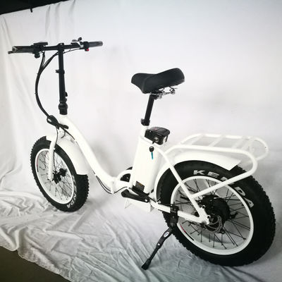 High Speed 48V 1000W Fat Tire 4.0 Snow Tire Electric Folding Bike with Shimano 7 Speeds