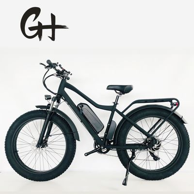 Disc Brake 750W 48V Lithium Battery Adult E Bike Fat Tire Electric Bike 26 inch with Max Speed of 30-50Km/h