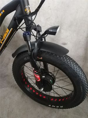 750W 48V 4.0&quot; Fat Tire 3 Wheels E Trike Electric Cargo Bike Alloy Rim 6 Speed USA Hot