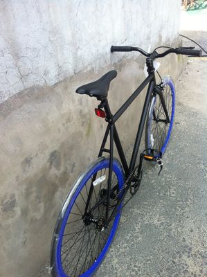 700C Fixed Gear Bicycle with Caliper Brake and Hi-Ten Steel Frame OEM Parts USA CE UL